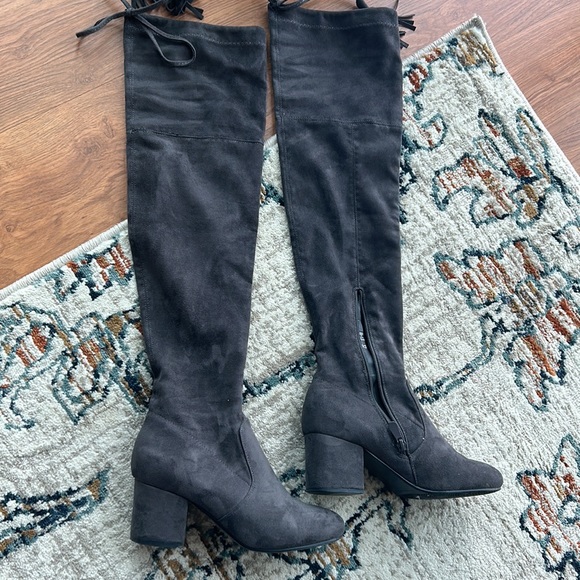 Italian shoeshine brand, boots over the knee so wow boots size 37 European USA 7 - Picture 3 of 8